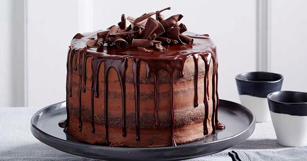 Chocolate truffle layer cake recipe | Gourmet Traveller