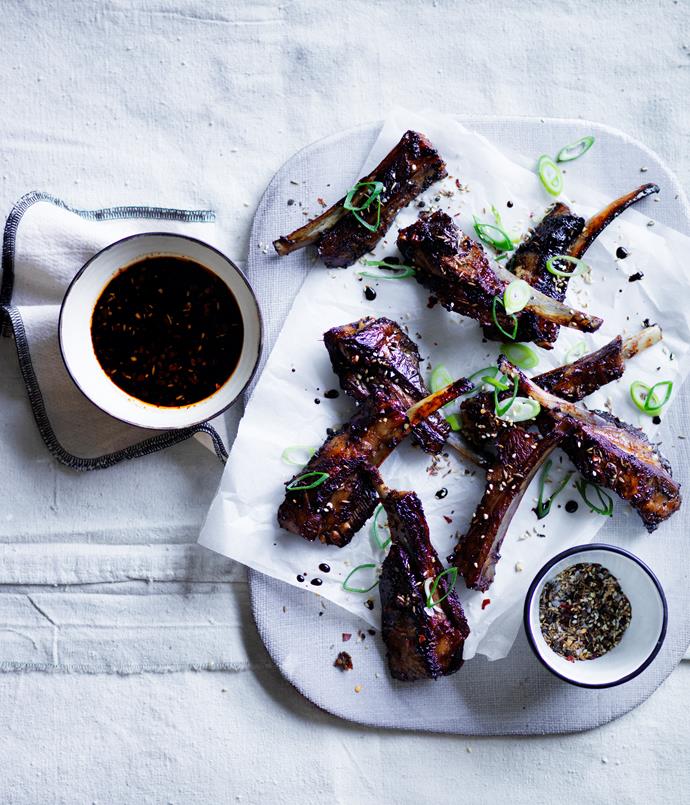 [**Sticky lamb ribs with chilli-vinegar**](http://www.gourmettraveller.com.au/recipes/browse-all/sticky-lamb-ribs-with-chilli-vinegar-12582|target="_blank")