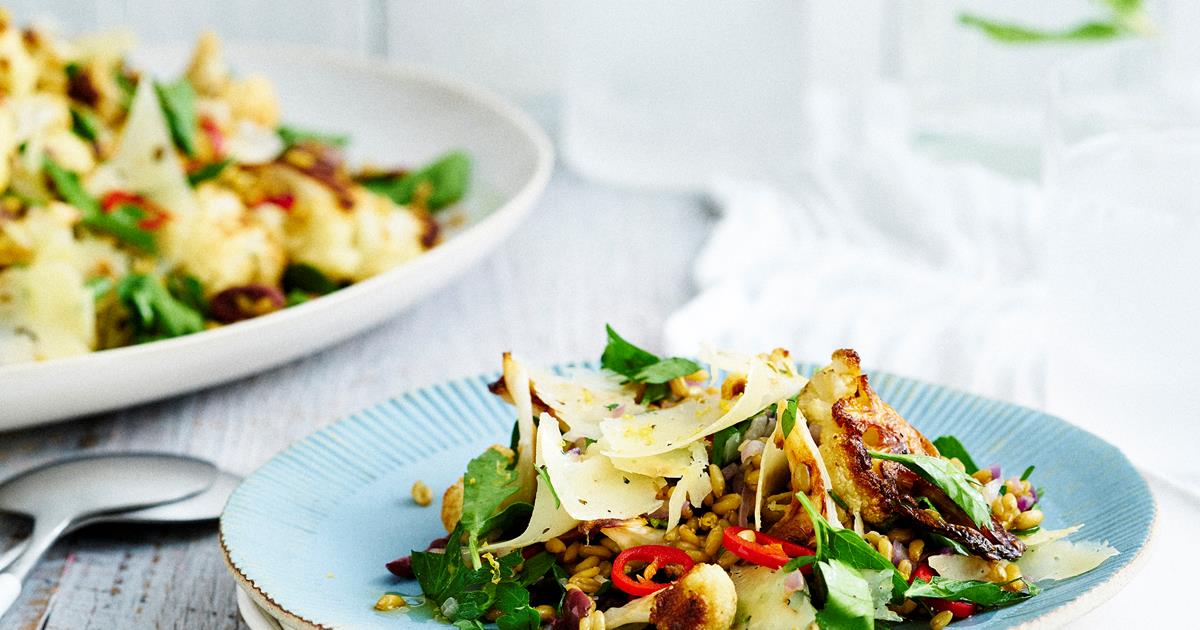 Yield's farro and cauliflower salad recipe | Gourmet Traveller