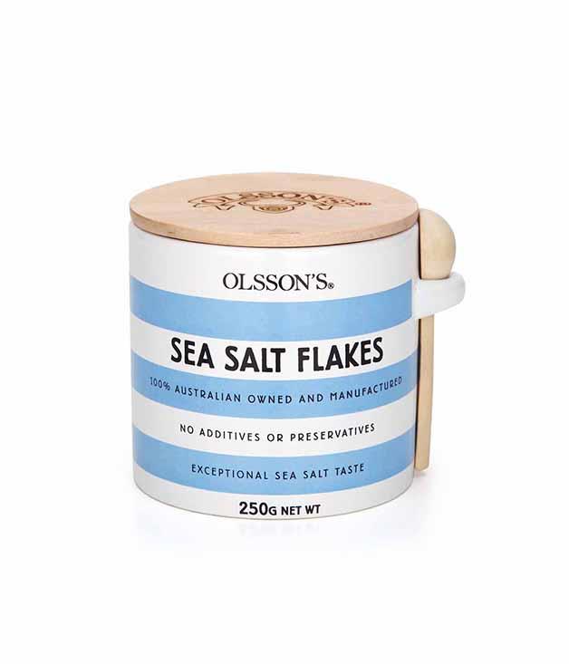 **OLSSON’S SALT**
**Chosen by JOSH NILAND, SAINT PETER**

"The taste of Olsson's salt is so clean, with just a subtle taste of the ocean. At home, avocado on toast wouldn't be the same without Olsson's Sea Salt Flakes, and at Saint Peter, no fish leaves the pass without a sprinkle of the Olsson's Fleur de Sel."

_Olsson's Sea Salt Flakes, $23 for 250gm, [http://sorrythanksiloveyou.com/sea-salt-flakes](http://sorrythanksiloveyou.com/sea-salt-flakes)_