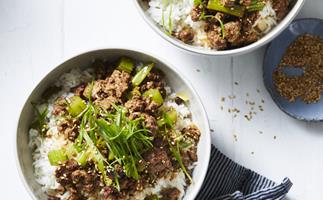Shaanxi-style lamb with cumin and celery
