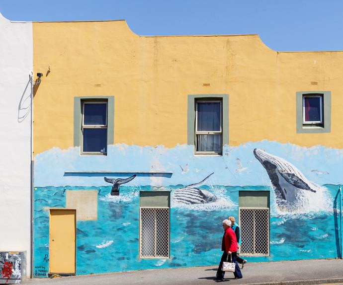 A mural in Albany, one of the major towns of Western Australia's Great Southern region.