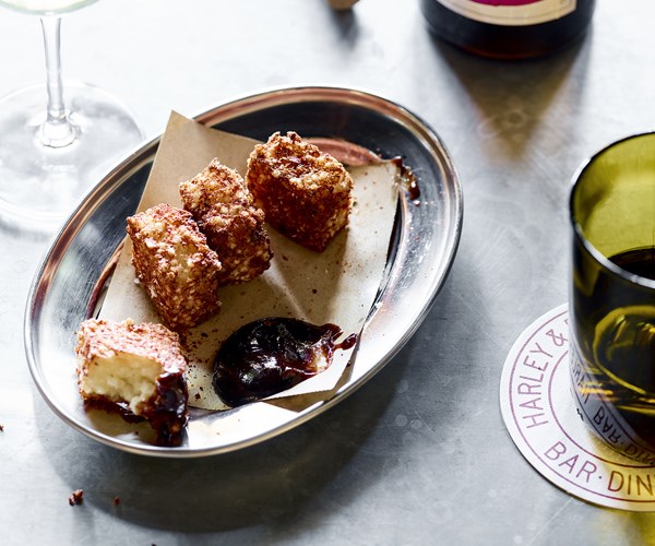 **[Harley & Rose's Gorgonzola croquettes and quince ketchup](https://www.gourmettraveller.com.au/recipes/chefs-recipes/gorgonzola-croquettes-and-quince-ketchup-16080|target="_blank"|rel="nofollow")**