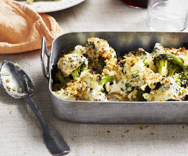 **[Broccoli cheese with anchovy and chilli crumbs](https://www.gourmettraveller.com.au/recipes/fast-recipes/broccoli-cheese-with-anchovy-and-chilli-crumbs-16343|target="_blank")**