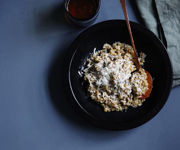 **[Guy Grossi's pearl barley polenta](https://www.gourmettraveller.com.au/recipes/chefs-recipes/pearl-barley-polenta-16500|target="_blank")**