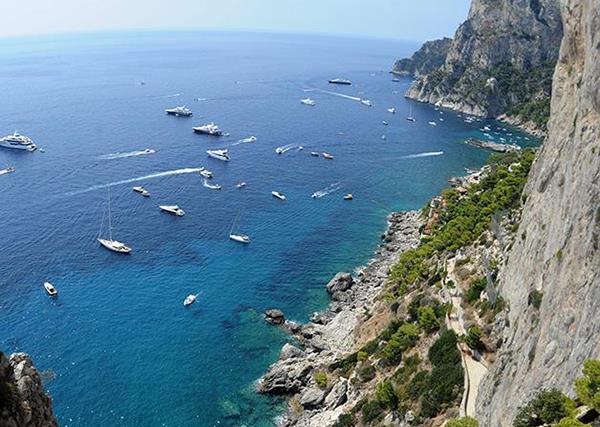 The island of Capri, off the coast of Naples (photography: Nicola Ianuale)