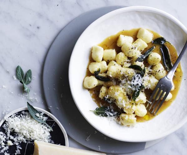 [**Gnocchi with demi-glace and sage**](https://www.gourmettraveller.com.au/recipes/fast-recipes/gnocchi-with-demi-glace-and-sage-16686|target="_blank")