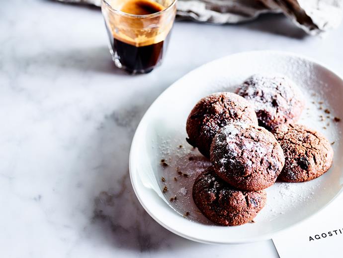 **[Agostino's chocolate, clementine and aniseed zaletti](https://www.gourmettraveller.com.au/recipes/chefs-recipes/zaletti-17283|target="_blank")**