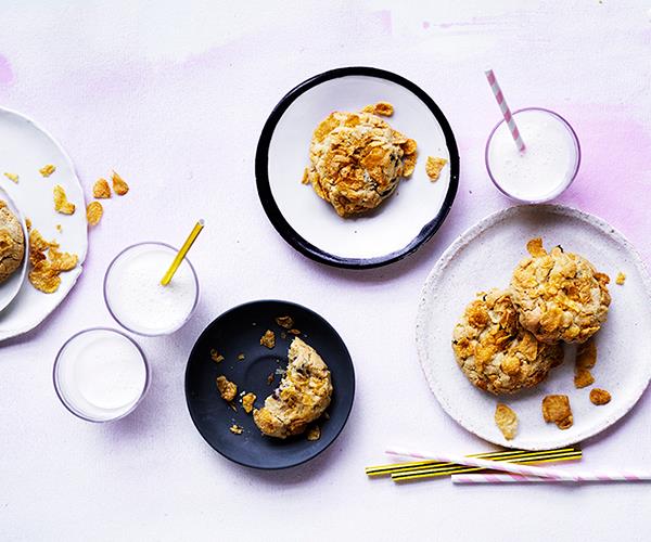 **[Cornflake cookies](https://www.gourmettraveller.com.au/recipes/browse-all/cornflake-cookies-12854|target="_blank"|rel="nofollow")**