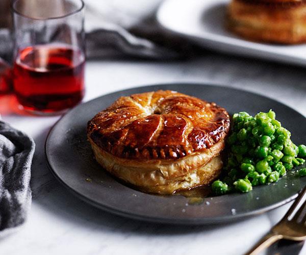 Chicken, spring onion and tarragon Pithiviers