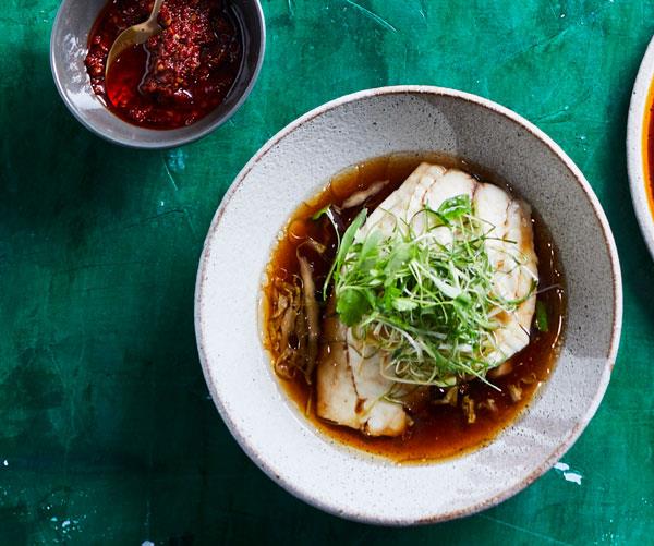 **[Kylie Kwong's steamed fish fillets with ginger, soy sauce and spring onions](https://www.gourmettraveller.com.au/recipes/chefs-recipes/steamed-fish-ginger-soy-sauce-17795|target="_blank")**