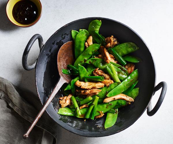 **[Tony Tan's stir-fried chicken with Chinese olive vegetable](https://www.gourmettraveller.com.au/recipes/fast-recipes/chicken-stir-fry-17806|target="_blank")**