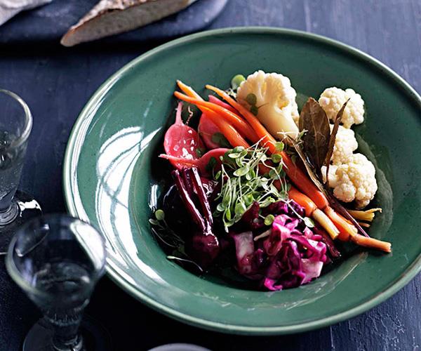 **[Giardinièire (pickled garden vegetables)](https://www.gourmettraveller.com.au/recipes/browse-all/giardinieire-pickled-garden-vegetables-10497|target="_blank")**