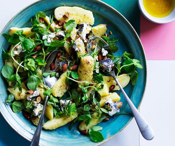Goat's cheese and potato salad