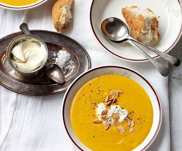 [**Pumpkin soup**](https://www.gourmettraveller.com.au/recipes/fast-recipes/pumpkin-soup-13228|target="_blank")