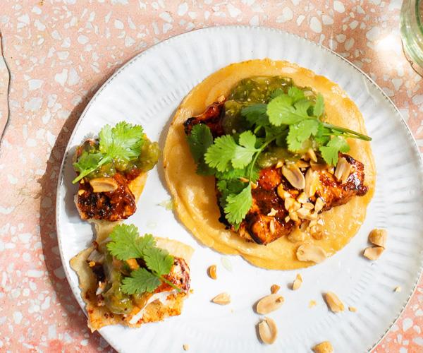 **[La Casita's tostada with achiote-grilled albacore](https://www.gourmettraveller.com.au/recipes/chefs-recipes/fish-tostada-18089|target="_blank")**