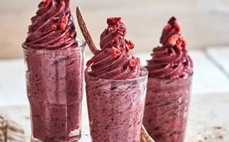 A cheat's recipe for blackberry soft serves