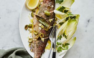 Giovanni Pilu's trout with white wine and rosemary