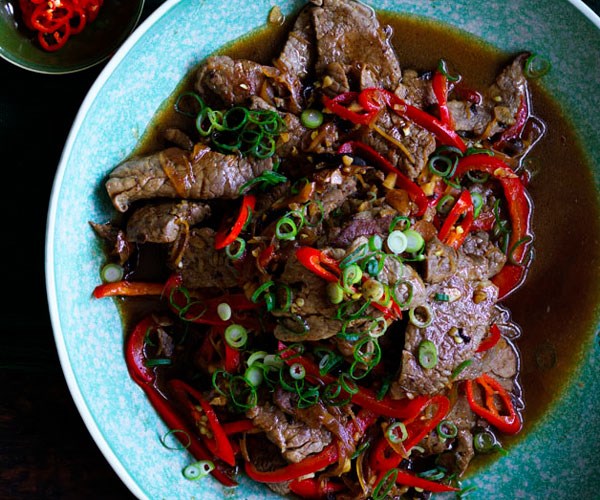 **[Kylie Kwong's beef with black bean and chilli sauce](https://www.gourmettraveller.com.au/recipes/chefs-recipes/beef-with-black-bean-and-chilli-sauce-8621|target="_blank"|rel="nofollow")**