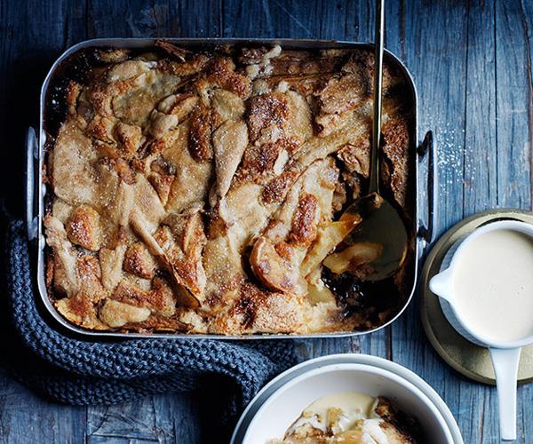 Pear and ginger cobbler