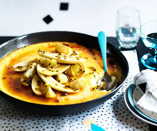 [**Rice pudding with passionfruit, caramelised banana and lime**](https://www.gourmettraveller.com.au/recipes/browse-all/rice-pudding-with-passionfruit-caramelised-banana-and-lime-12090|target="_blank")