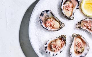 Leigh Street Wine Room's oysters with pepperberry mignonette