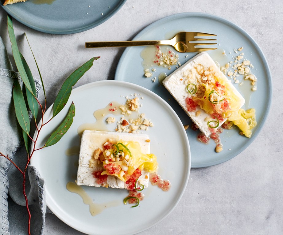 **[Jaclyn Koludrovic's dairy-free macadamia parfait with pineapple, ginger and finger lime](https://www.gourmettraveller.com.au/recipes/chefs-recipes/dairy-free-parfait-19060|target="_blank"|rel="nofollow")**