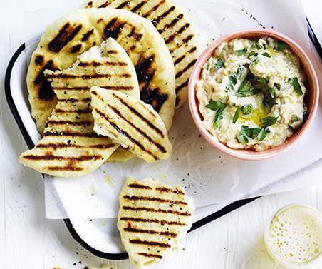 **[Smoky eggplant dip with charred bread](https://www.gourmettraveller.com.au/recipes/browse-all/smoky-eggplant-dip-with-charred-bread-15828|target="_blank")**