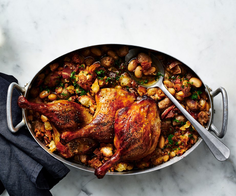 **[Easy duck and sausage cassoulet](https://www.gourmettraveller.com.au/recipes/chefs-recipes/easy-duck-sausage-cassoulet-20031|target="_blank"|rel="nofollow")**