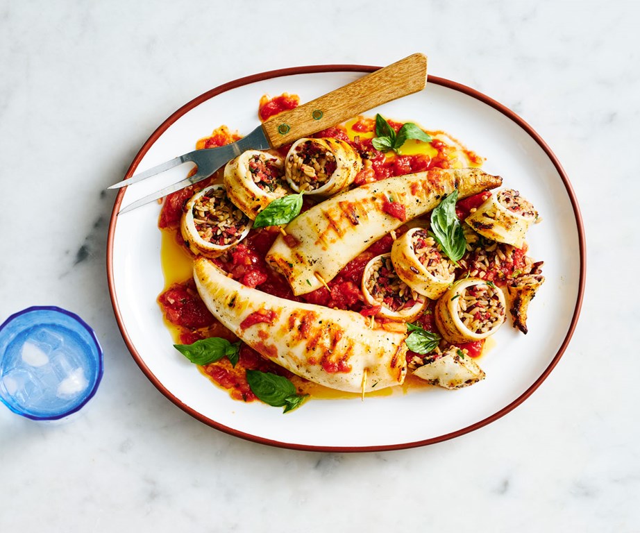 **[Chorizo-stuffed cuttlefish in Provençal sauce](https://www.gourmettraveller.com.au/recipes/fast-recipes/chorizo-stuffed-cuttlefish-in-provencal-sauce-20519|target="_blank"|rel="nofollow")**