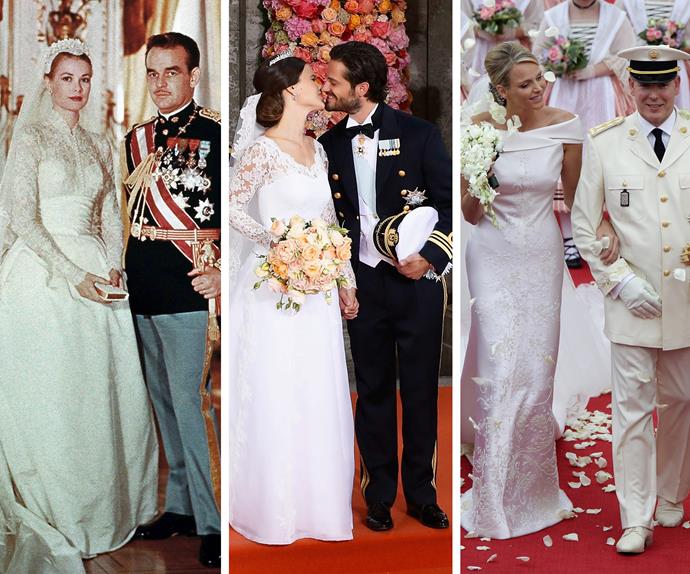 Grace Kelly, Prince Rainier III, Prince Carl Philip, Sofia Hellqvist, Princess Charlene, Prince Albert, 