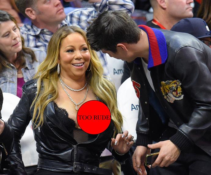 Mariah Carey nip slip