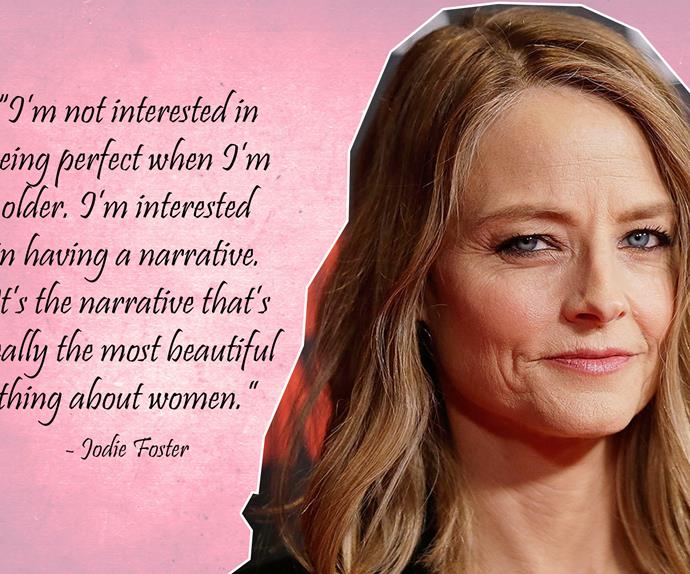 Jodie Foster on ageing