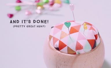 WATCH: How to make a DIY bangle pincushion