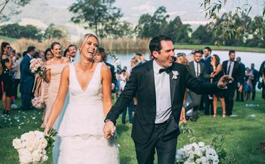 Here's your first look of Sylvia Jeffreys and Peter Stefanovic's wedding