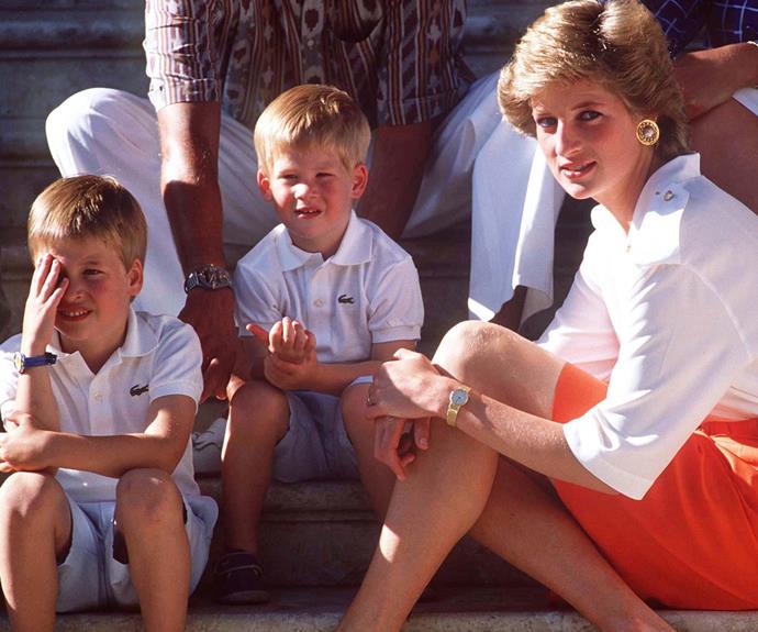 Prince Harry revealed in the interview that he and his older brother live surprisingly "ordinary" lives, something which their mother strived to provide.