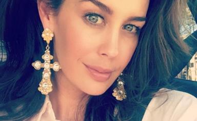 Megan Gale just shared the adorable first picture of her growing baby bump