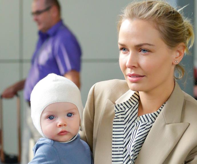 Lara Bingle Steps Out With Son Racer Worthington Now To Love 
