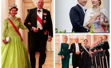 Norway's King Harald and Queen Sonja celebrate their birthdays with a dazzling array of royals