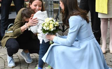 Duchess Kate's adorable moment with young fan in Luxembourg