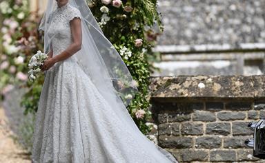 Here's your first look of Pippa Middleton's STUNNING wedding dress