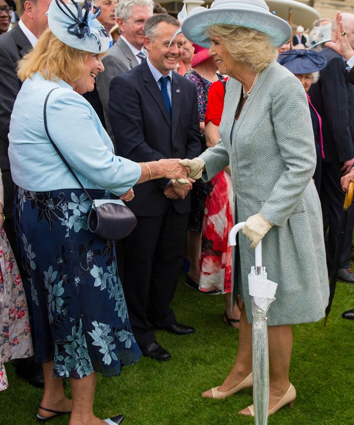 The Duchess of Cornwall accompanied her husband at the event.