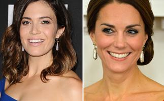 Mandy Moore, Duchess Kate in the same outift