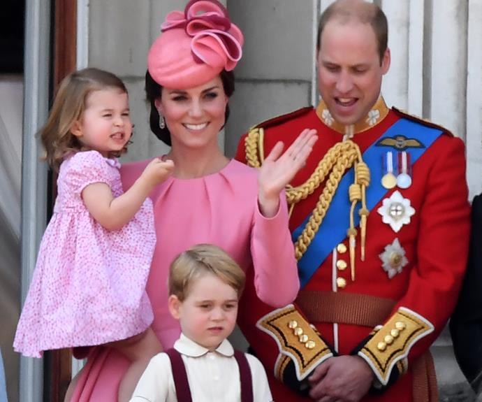 Prince George had his family in giggles with his unimpressed demeanor.