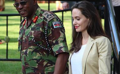 Hollywood's leading humanitarian Angelina Jolie drops by Kenya