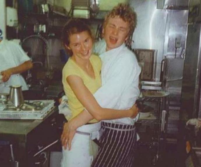 Jamie Oliver has taken to Instagram to share a throwback photo of himself and his lovely wife Jools in their 20s. He captioned the adorable pic: "Throw back Me & my wife @joolsoliver 22 years ago at the @therivercafelondon good times there amazing people, great food and wonderful leaders in Rose Grey and Ruthie Rogers big love joxx." Stop it already, you guys!
