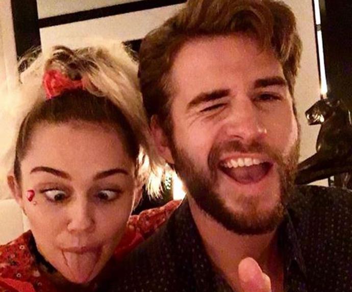 Miley Cyrus and Liam Hemsworth 