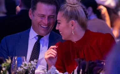 The look of love! Karl Stefanovic and Jasmine Yarbrough are picture perfect at DJs latest event