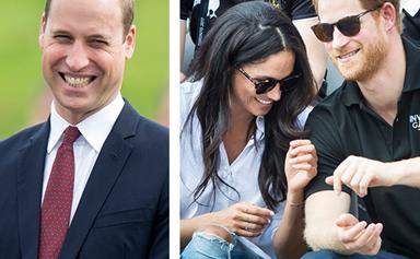 Cheeky! Prince William's adorable response to his little brother getting hitched