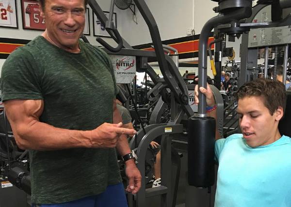 Arnold Schwarzenegger celebrates his lovechild's birthday in the most Arnie way